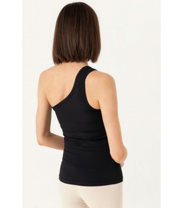 REMY Ribbed One-shoulder Top